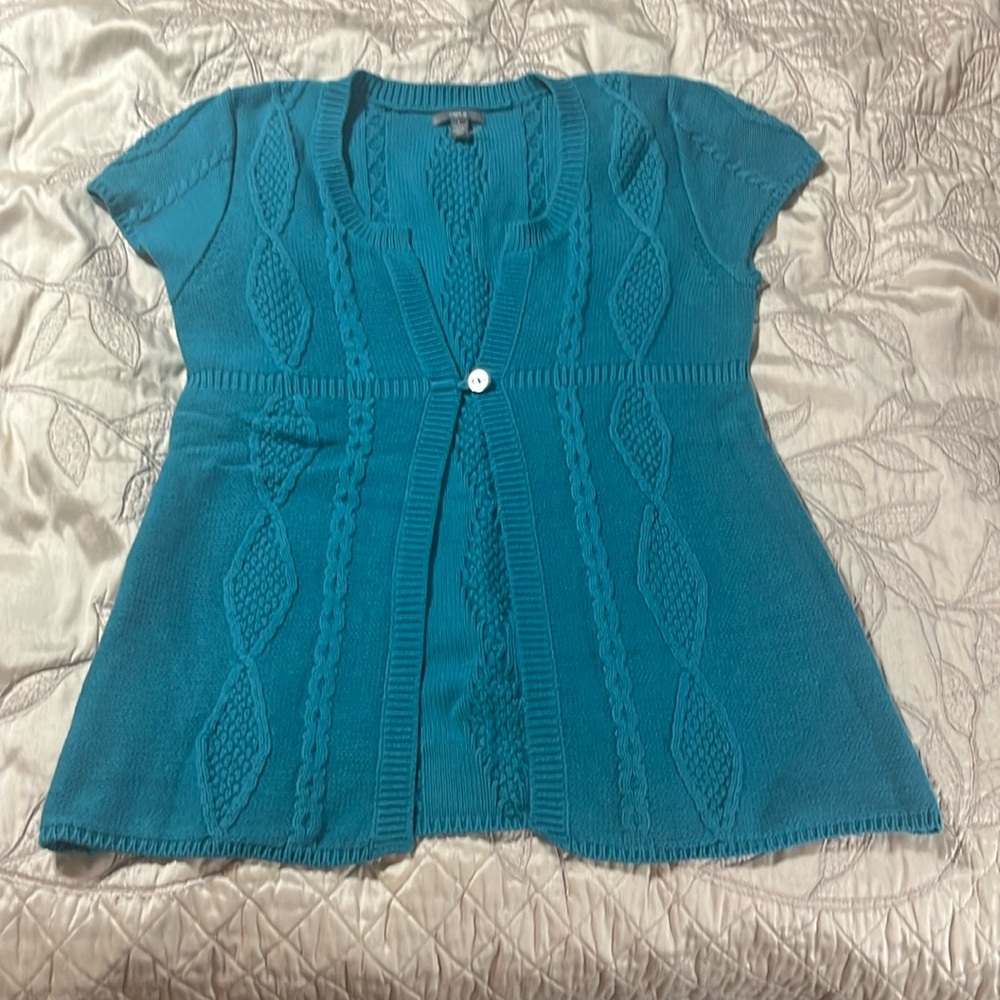 Apt 9 Large Teal Sweater Vest